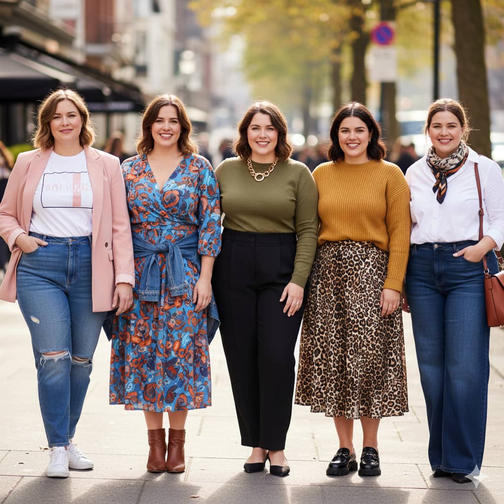 everyday plus size outfits on models