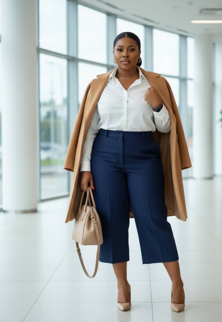 featured image plus size work outfit