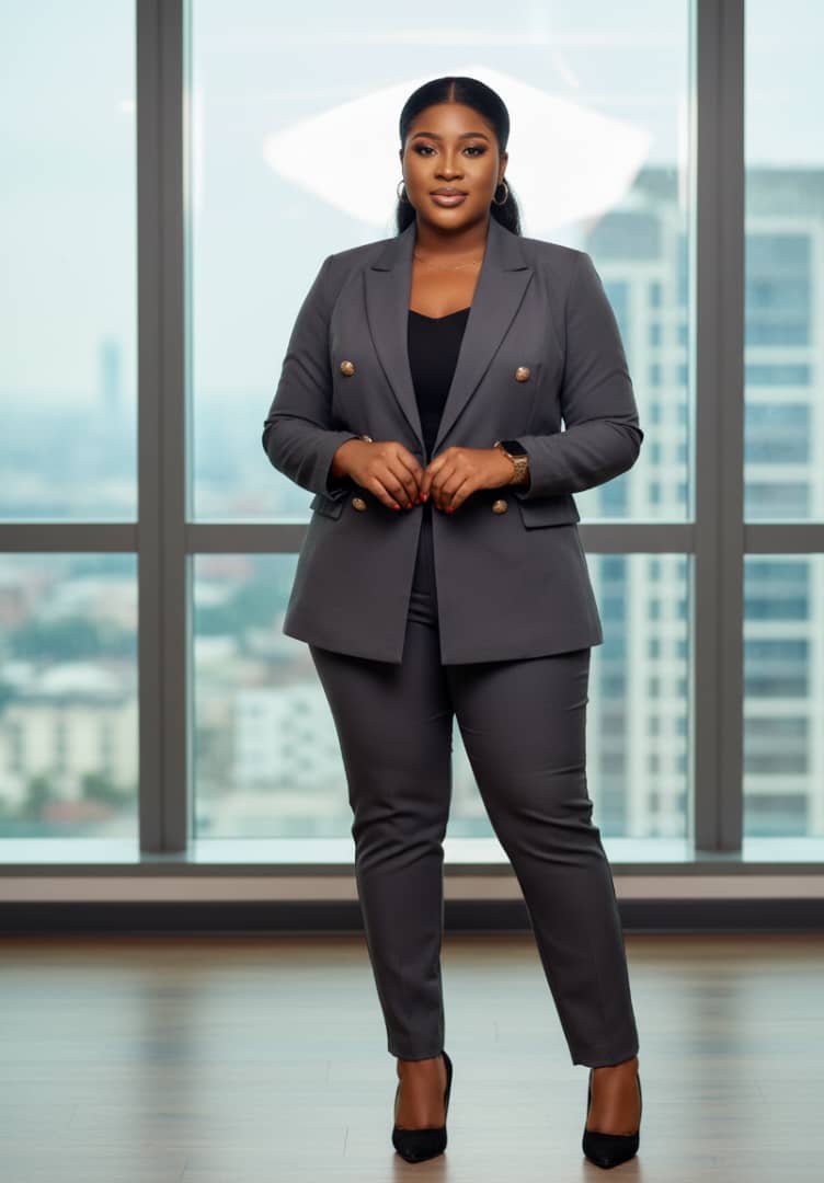 plus size work outfit