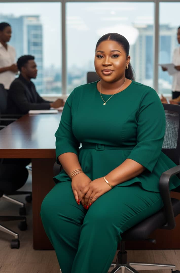 plus size work outfit idea