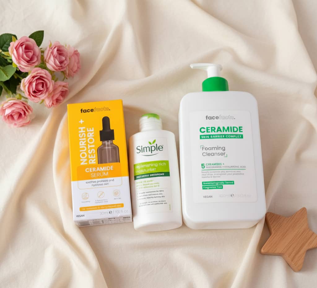 simple skin care set that saved my face.